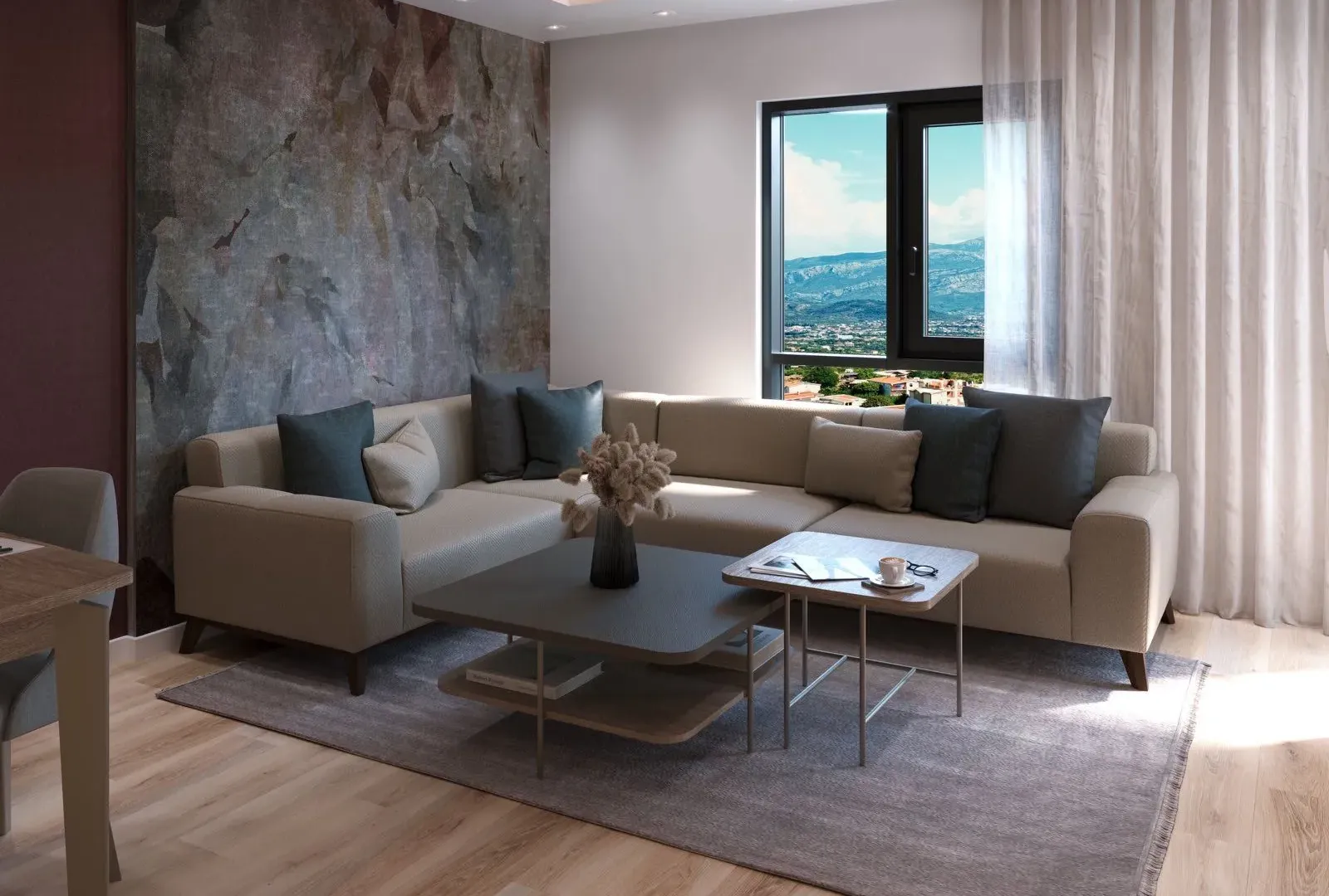 Sale, one bedroom apartment, 48m², Ilino, Bar