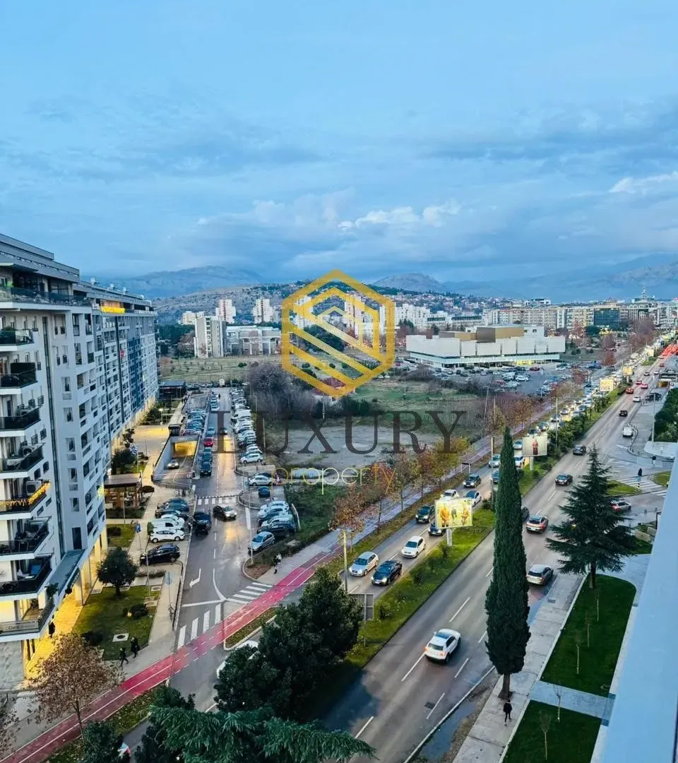 Rent, one bedroom apartment, 49m², Central Point, Podgorica