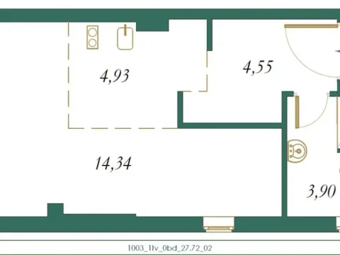 Sale, one bedroom apartment, 32m², Centar, Kolašin - image 8