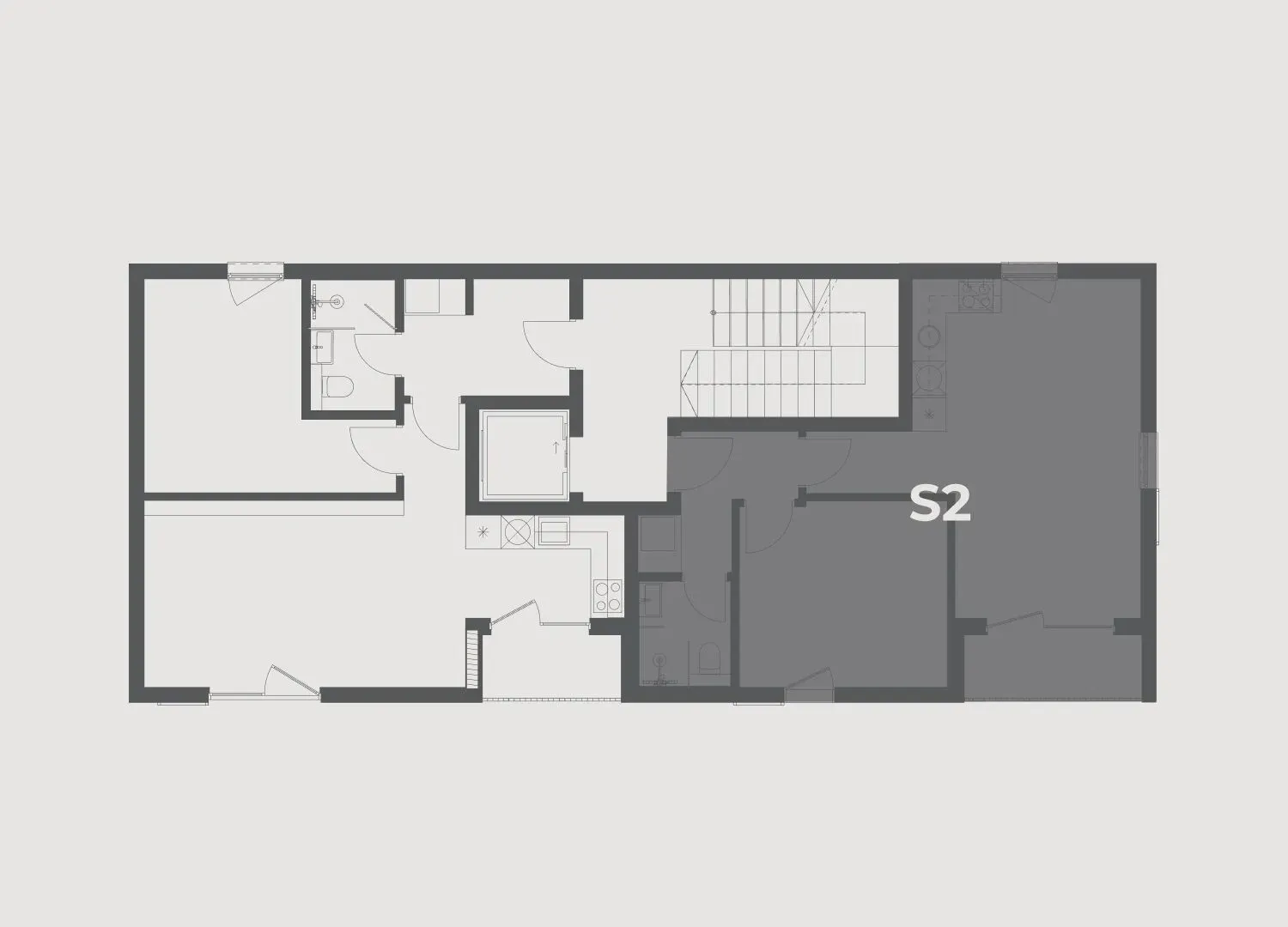 Prodaja, jednosoban stan, 48m², Dumidran, Tivat