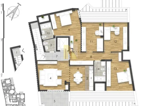 Sale, apartment, 122m², Grbavica, Novi Sad Sve Podlokacije - image 2