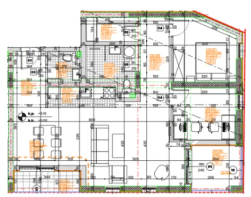 Sale, two bedroom apartment, 88m², Budva, Crna Gora