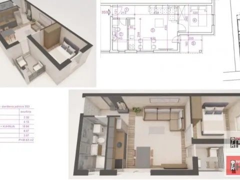 Sale, one bedroom apartment, 37m², Adice, Novi Sad Sve Podlokacije - image 2