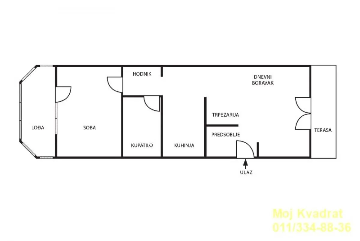 Prodaja, dvosoban stan, 54m², Kalenić Pijaca, Vračar Sve Podlokacije