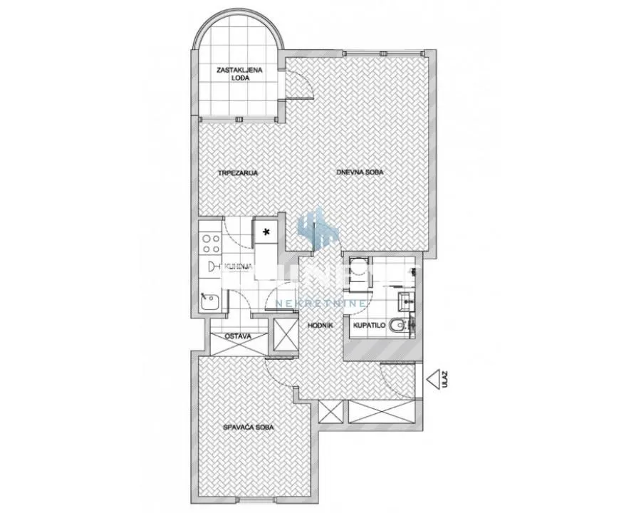 Izdavanje, dvosoban stan, 58m², Sarajevska, Beograd
