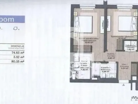 Prodaja, dvosoban stan, 80m², Savski Venac, Beograd - image 2