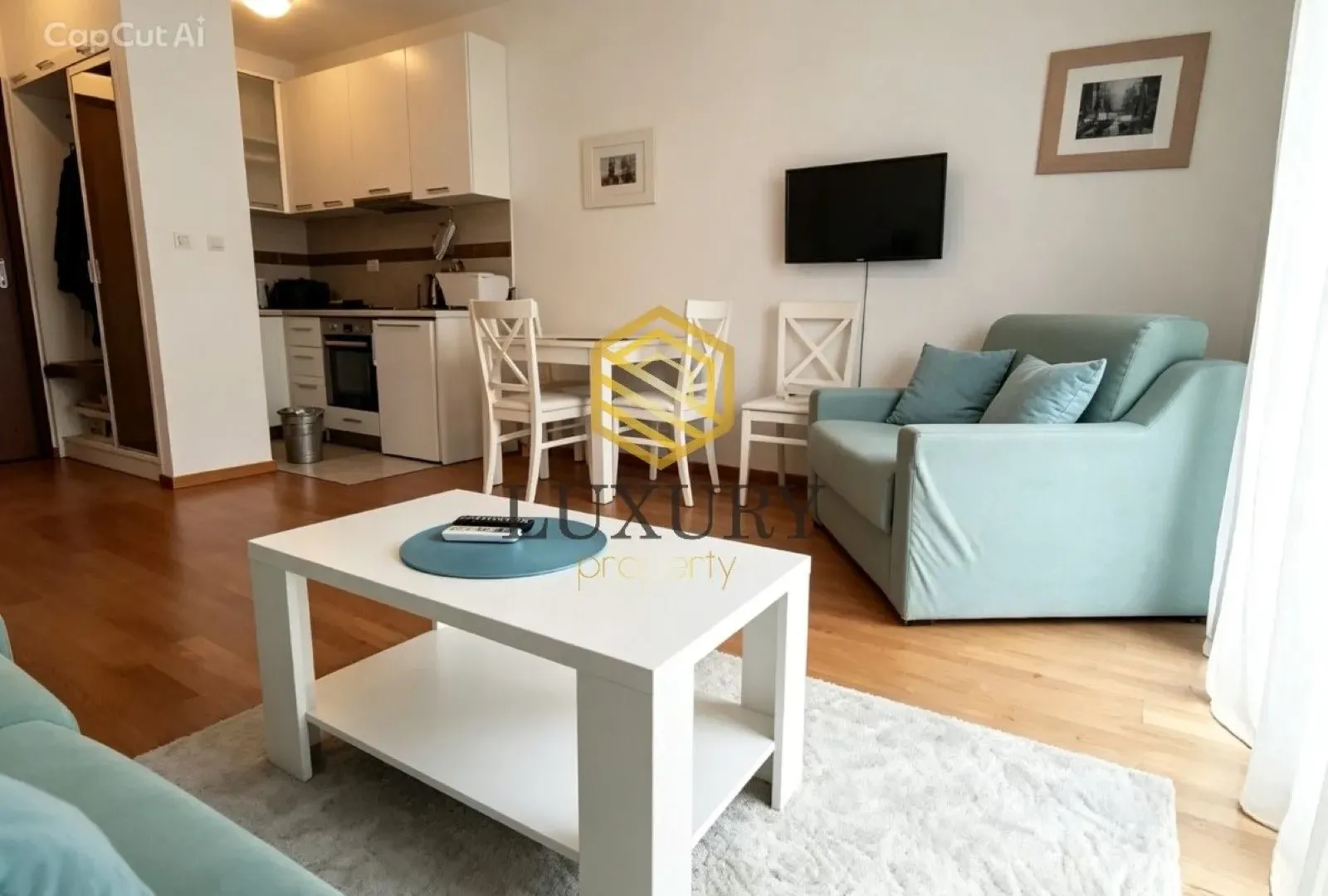 Rent, studio apartment, 33m², City Kvart, Podgorica