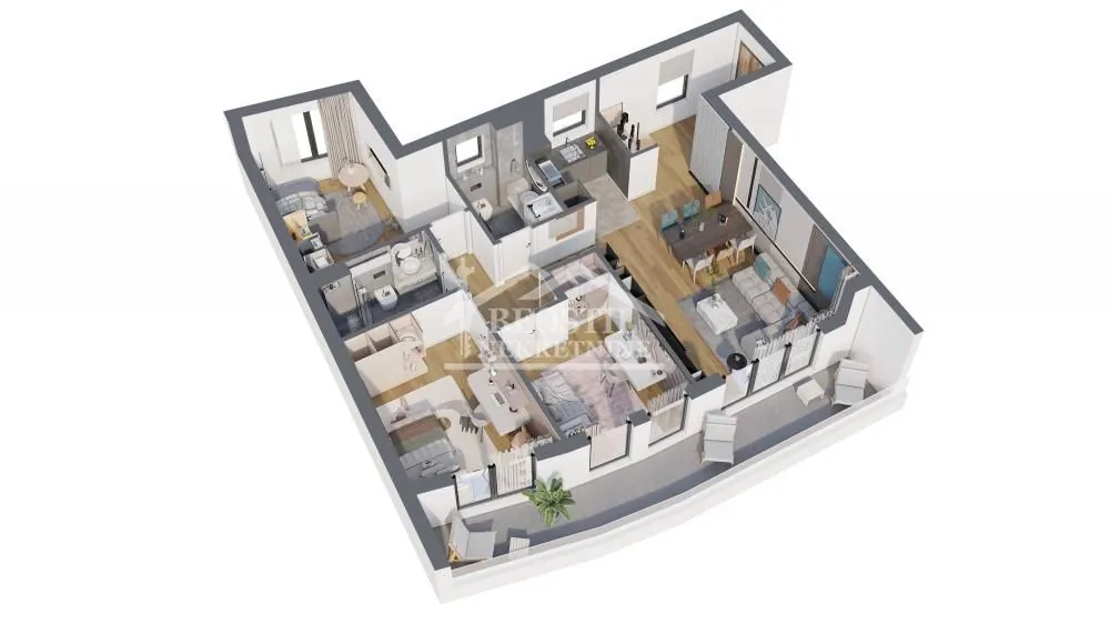 Prodaja, četvorosoban stan, 89m², Bežanijska Kosa 3, Bežanijska Kosa Sve Podlokacije