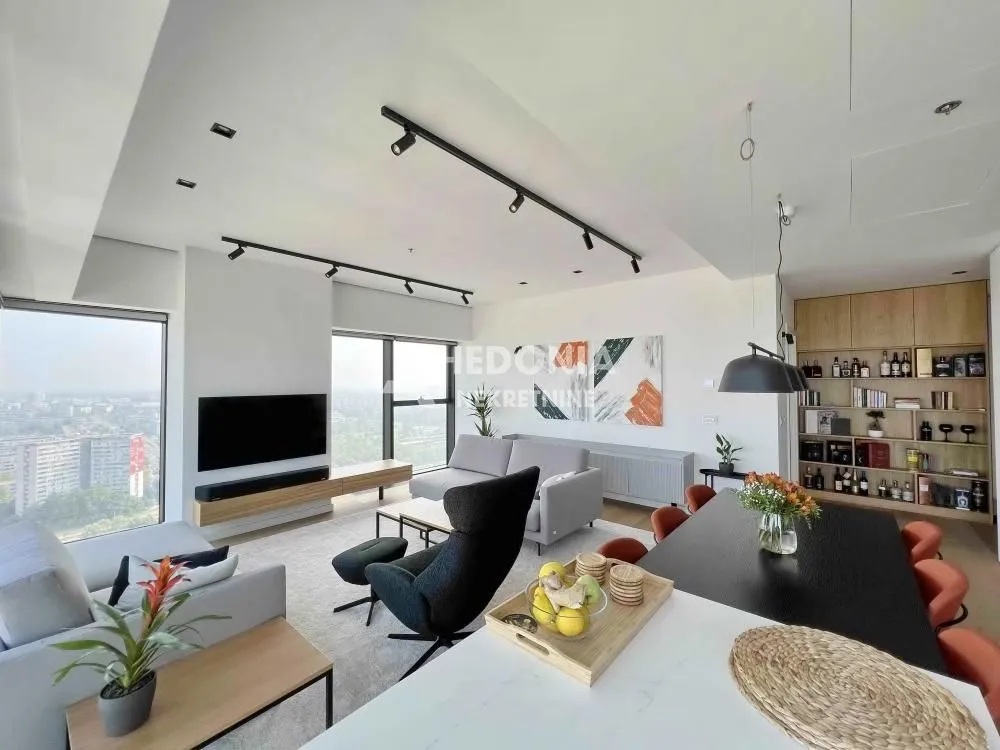 Izdavanje, trosoban stan, 96m², Novi Beograd Blok 65, Novi Beograd Sve Podlokacije