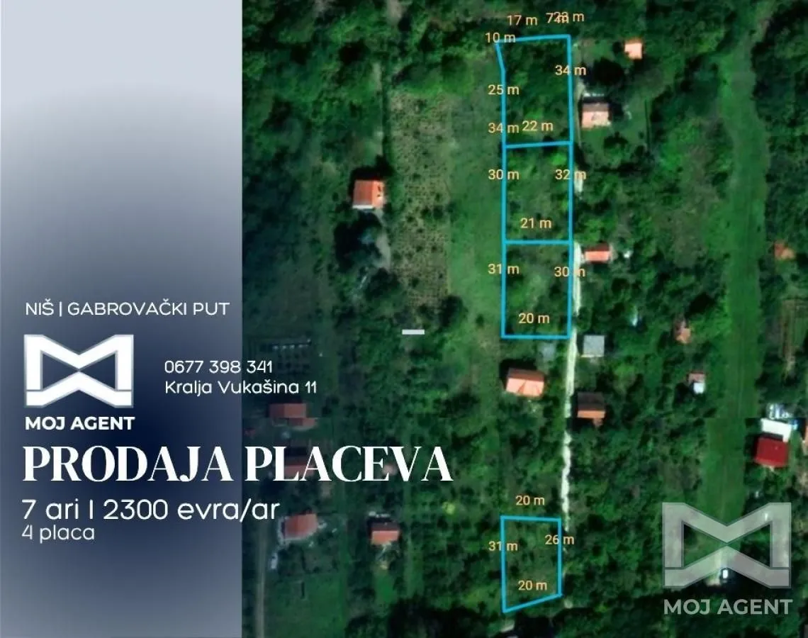Prodaja, plac, 700m², Niš, Srbija