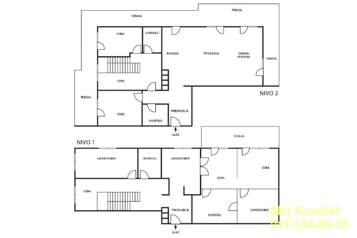 Sale, apartment, 245m², Stari Grad, Beograd