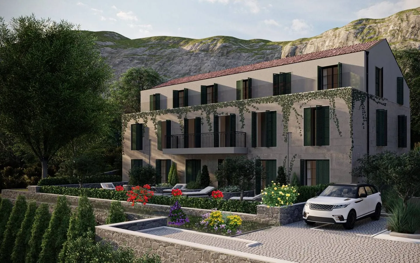 Prodaja, jednosoban stan, 40m², Prčanj, Kotor