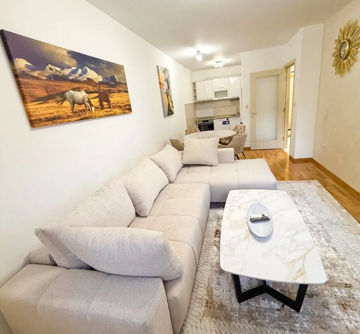 Rent, one bedroom apartment, 46m², Zagorič, Podgorica