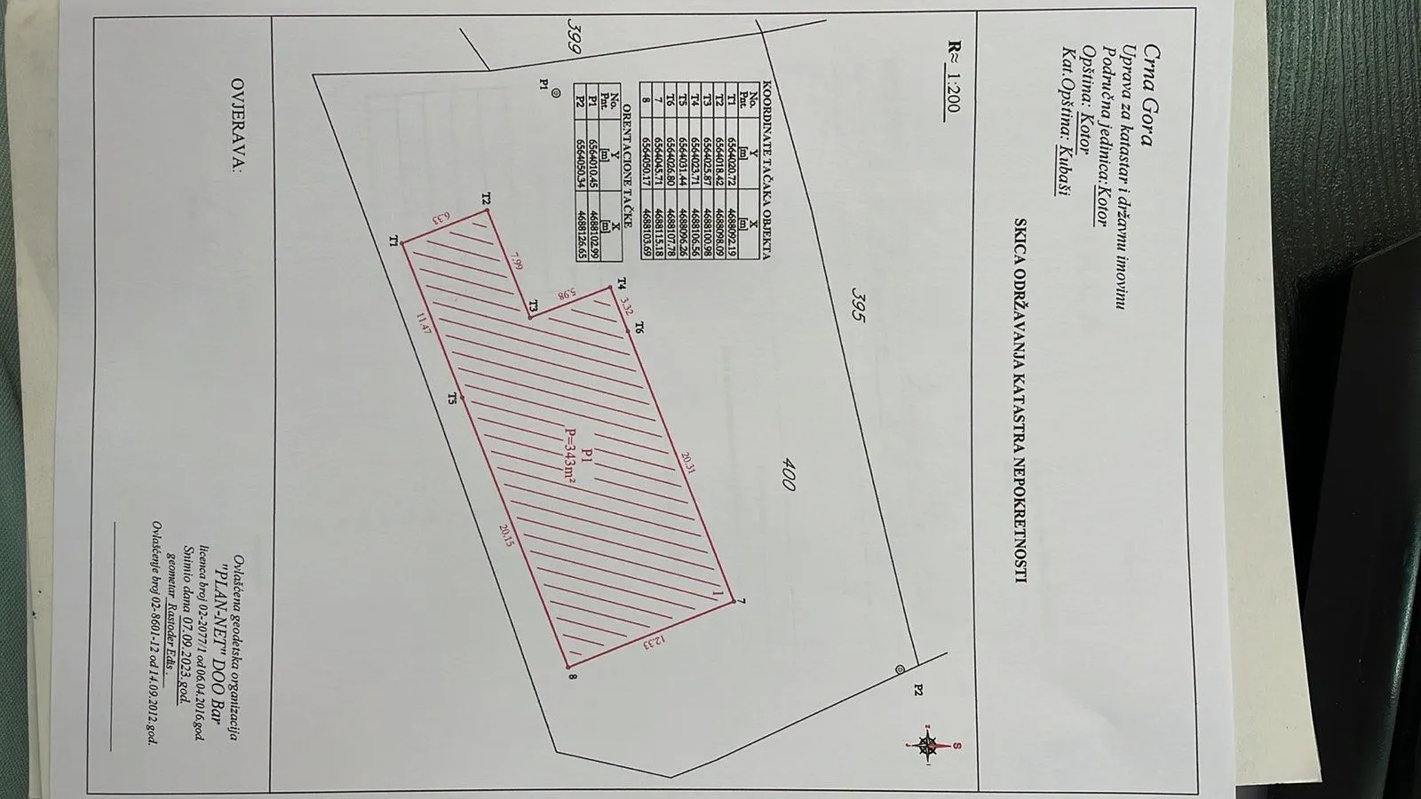 Sale, office space, 615m², Kubasi, Kotor
