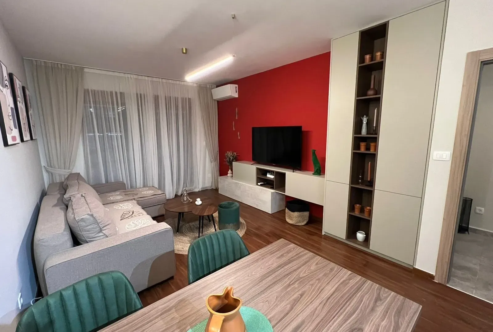 Rent, one bedroom apartment, 54m², Master Kvart, Podgorica