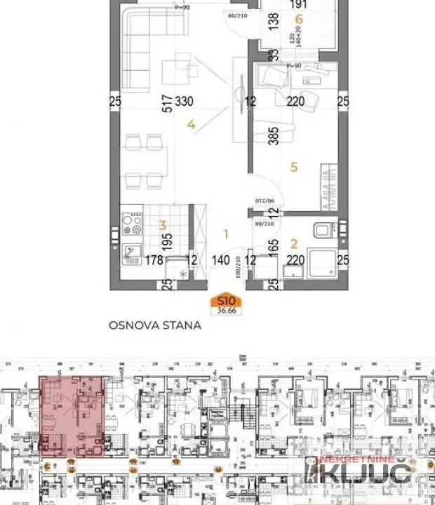 Prodaja, jednosoban stan, 38m², Bulevar patrijarha Pavla, Novi Sad Sve Podlokacije