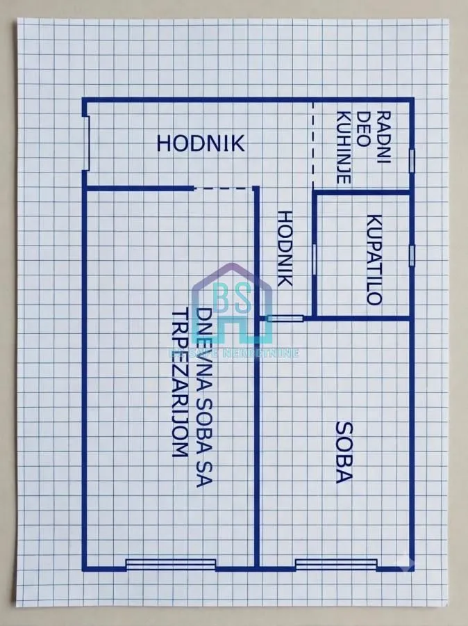 Sale, two bedroom apartment, 40m², Podbara, Novi Sad Sve Podlokacije