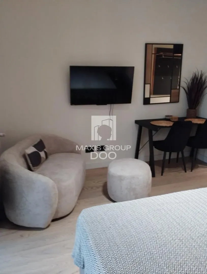 Izdavanje, jednosoban stan, 28m², Savski Venac, Beograd