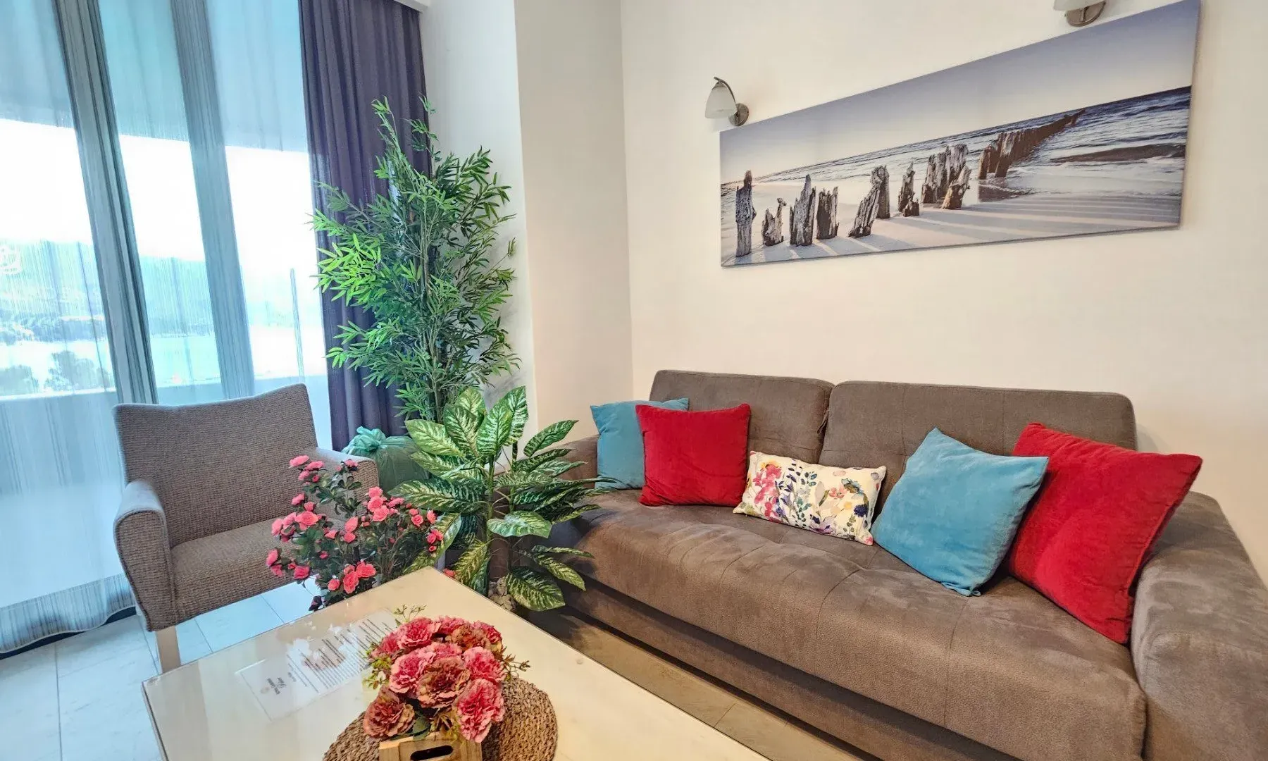 Rent, one bedroom apartment, 57m², Budva, Crna Gora