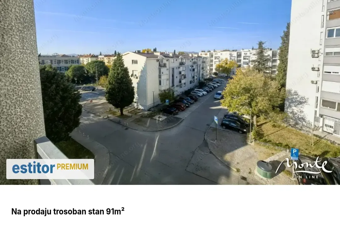 Prodaja, trosoban stan, 91m², Podgorica, Crna Gora