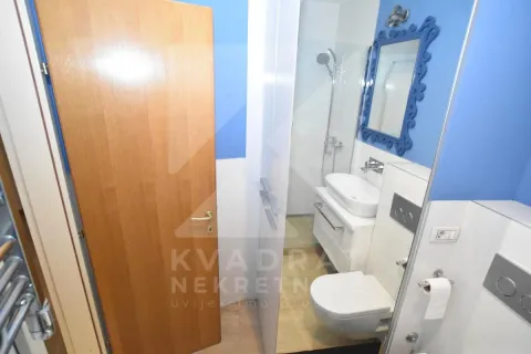 Manje kupatilo sa tuš kabinom, umivaonikom i wc šoljom. - image 15