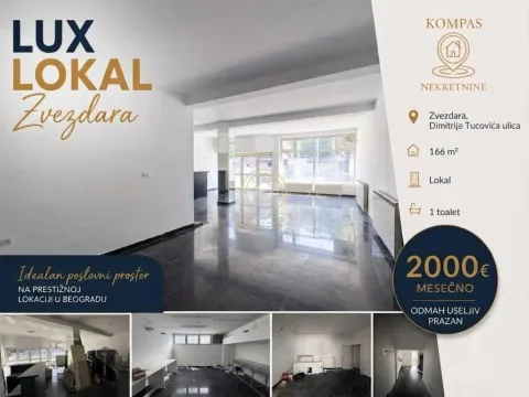 Poslovni prostor in Zvezdara Sve Podlokacije