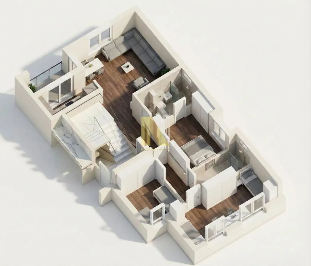 Prodaja, trosoban stan, 95m², Petrovaradin, Novi Sad