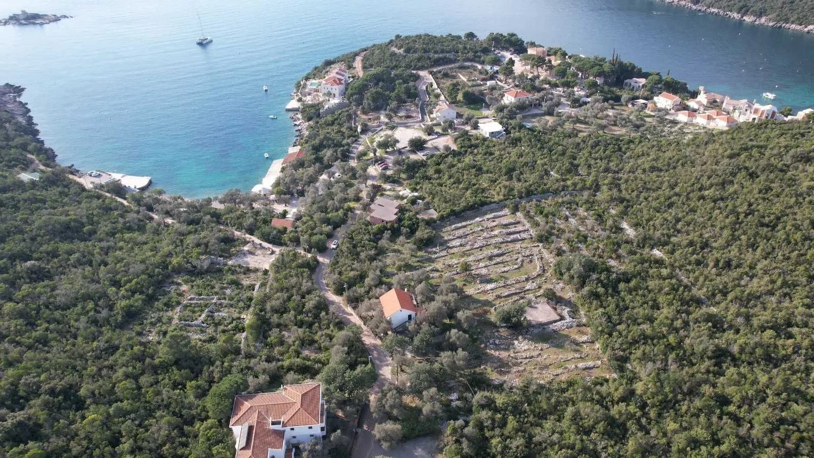 Prodaja, plac, 1034m², Luštica, Tivat