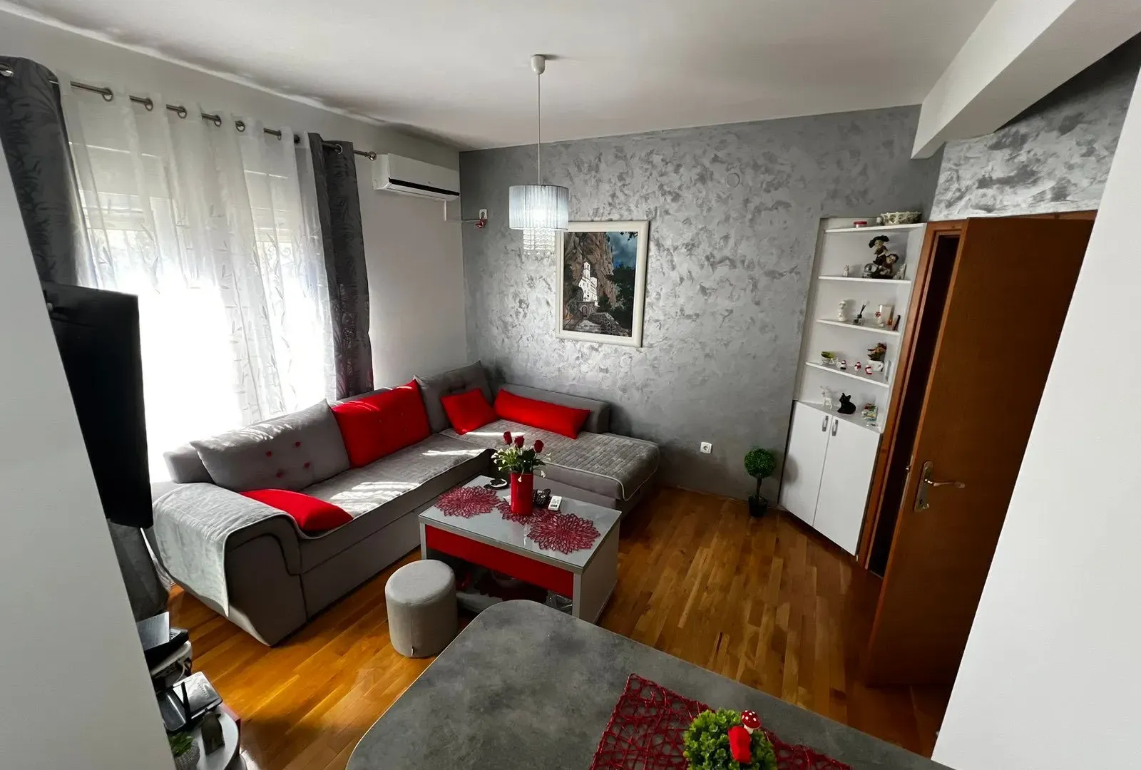 Rent, one bedroom apartment, 33m², Zabjelo, Podgorica
