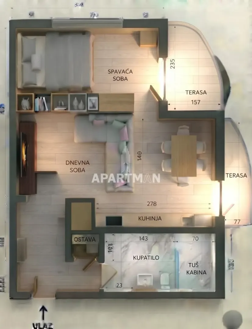 Prodaja, jednosoban stan, 34m², Vidikovački venac, Rakovica
