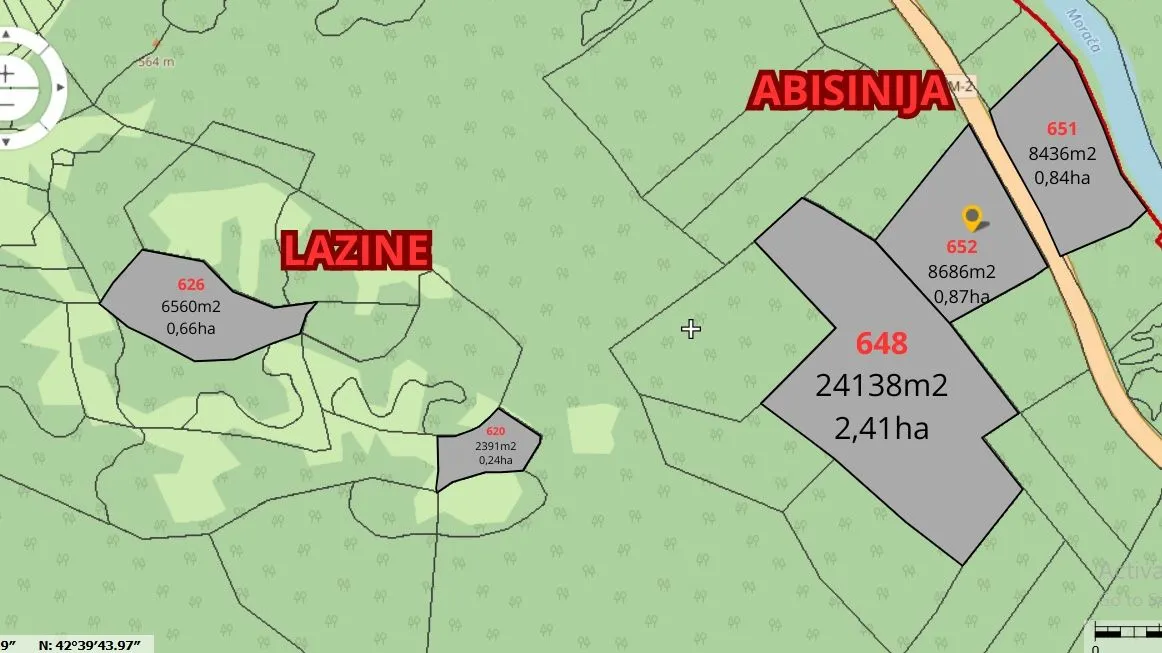 Prodaja, plac, 380000m², Podgorica, Crna Gora