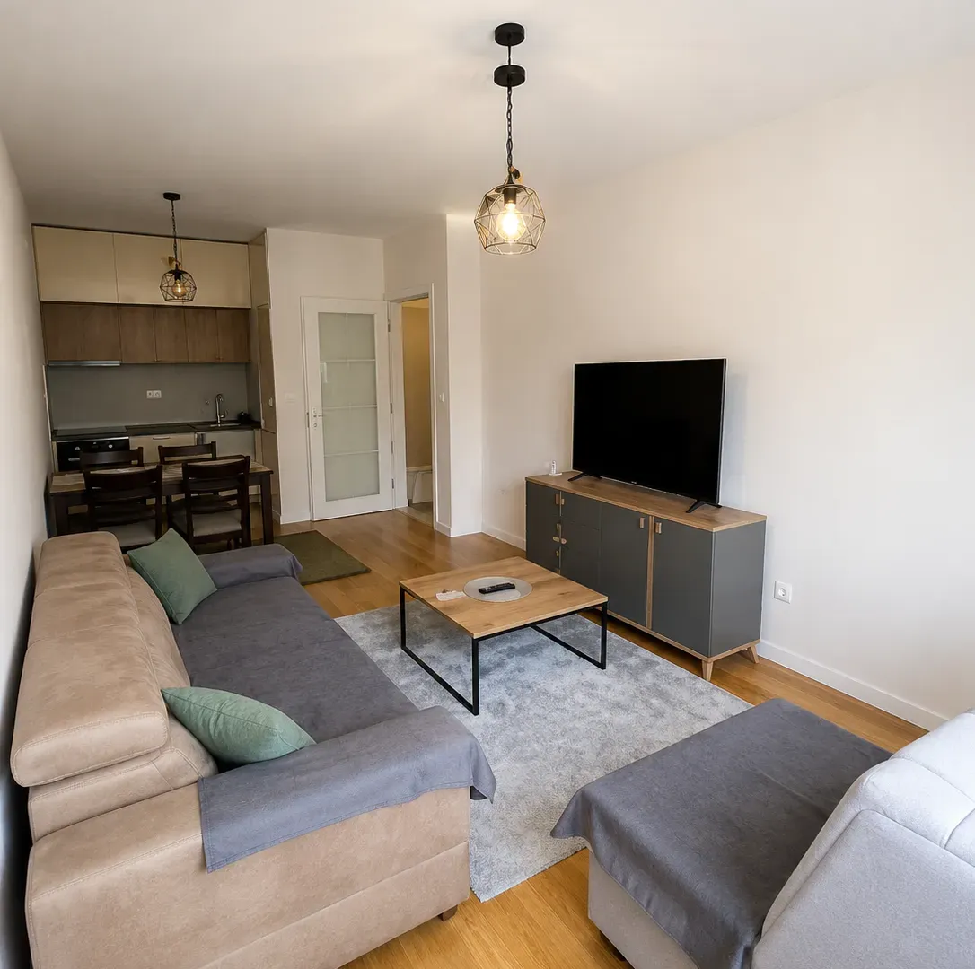 Rent, one bedroom apartment, 47m², Central Point, Podgorica