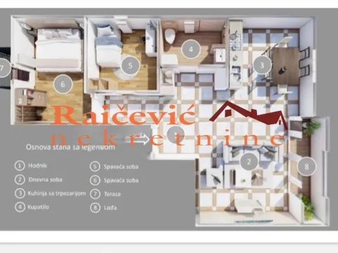 Sale, three bedroom apartment, 83m², Profesorska Kolonija, Palilula Sve Podlokacije - image 20