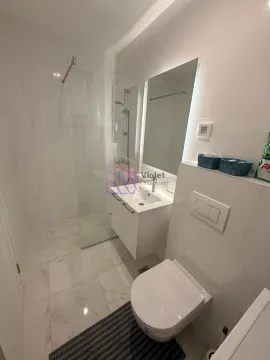 Moderno opremljeno kupatilo sa tuš kabinom, umivaonikom i toaletom. - image 16