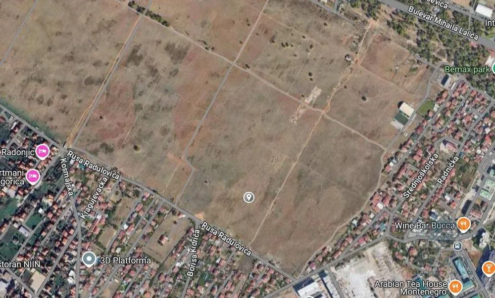 Prodaja, plac, 1000m², Sadine, Podgorica