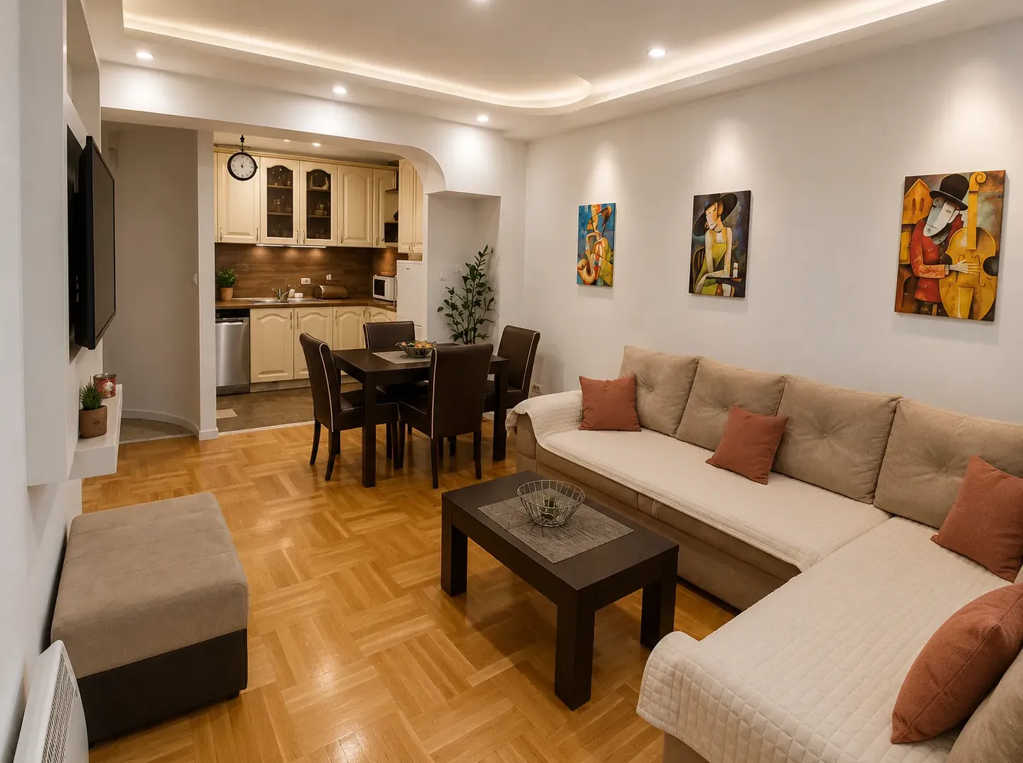 Izdavanje, dvosoban stan, 74m², Pobrežje, Podgorica