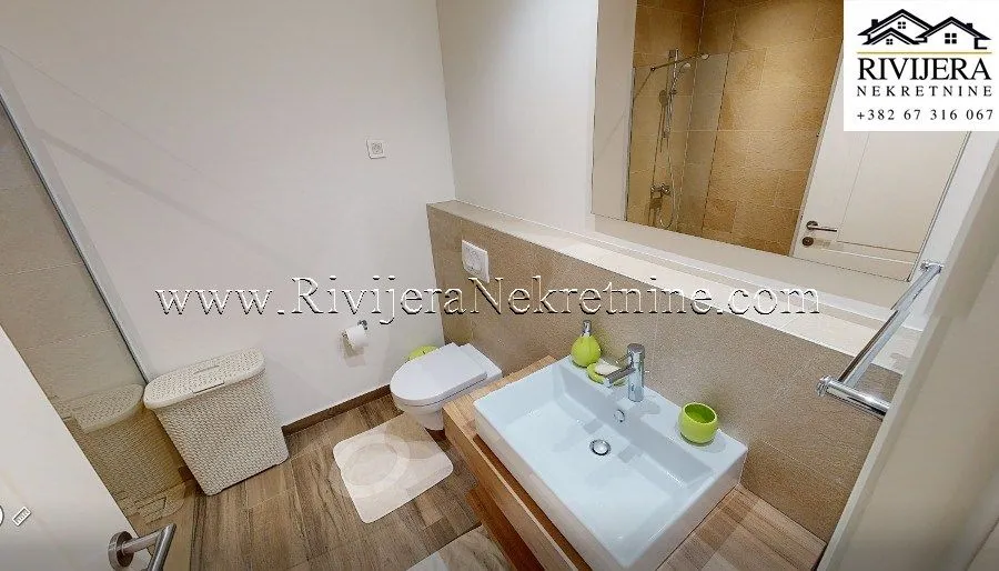 Prodaja, jednosoban stan, 55m², Luštica Bay, Tivat