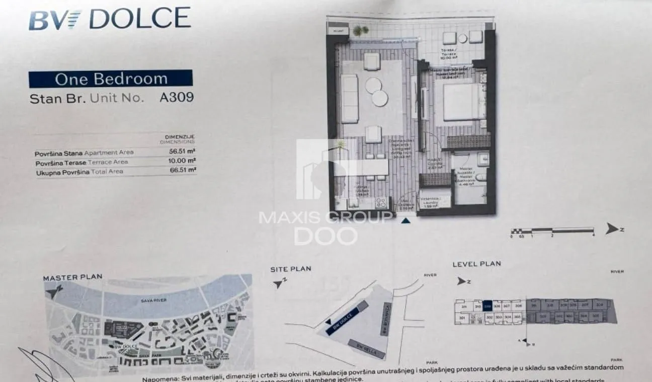Sale, four bedroom apartment, 97m², Savski Venac, Beograd