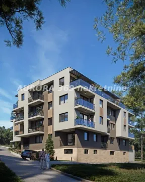 Spoljašnji izgled moderne stambene zgrade okružene zelenilom. - image 10