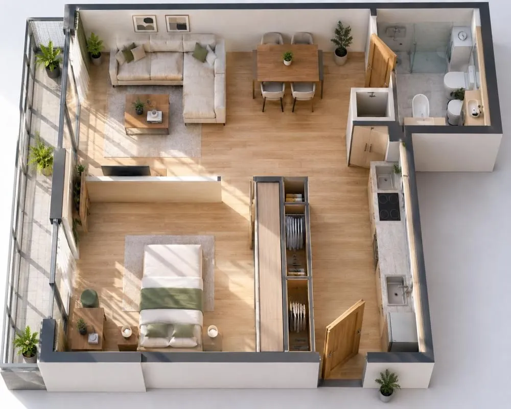 Sale, two bedroom apartment, 52m², Cvetkova Pijaca, Zvezdara Sve Podlokacije