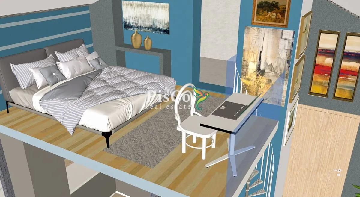 Prodaja, jednosoban stan, 52m², Stari Aerodrom, Podgorica