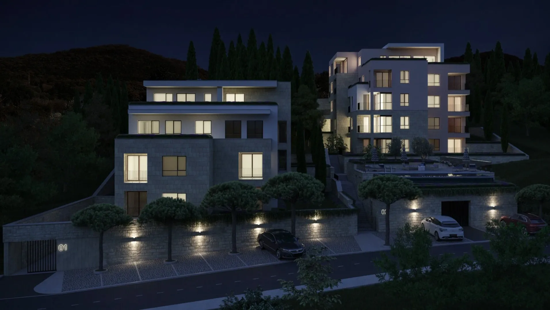 Sale, one bedroom apartment, 46m², Pod Kuk, Tivat