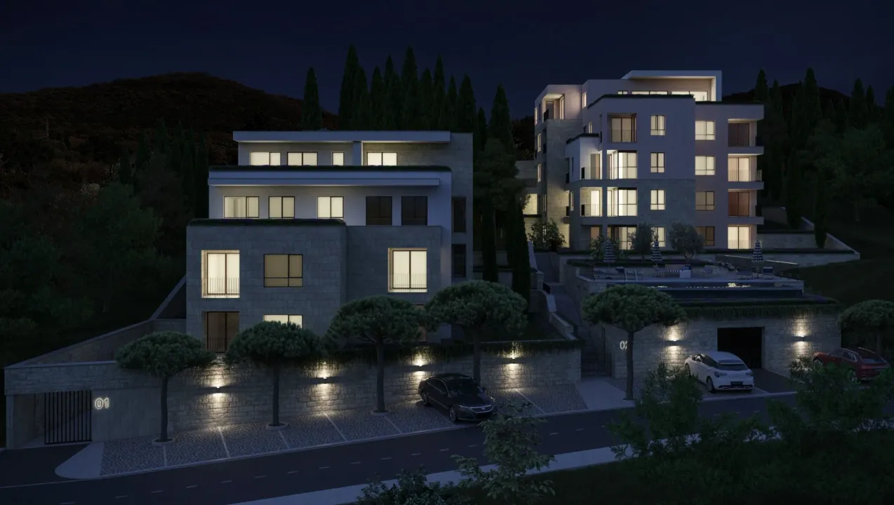 Sale, one bedroom apartment, 46m², Pod Kuk, Tivat