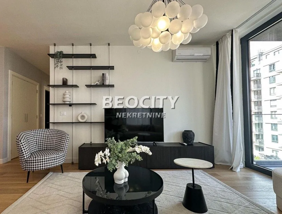 Izdavanje, trosoban stan, 86m², Beograd Na Vodi, Beograd