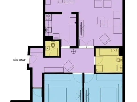 Sale, four bedroom apartment, 115m², Savski Venac, Beograd - image 18
