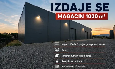Rent, office space, 1000m², Kuće Rakića, Podgorica - image 2
