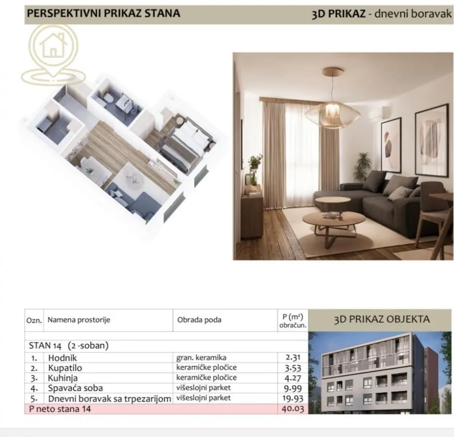 Sale, two bedroom apartment, 40m², Medijana, Niš