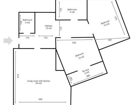 Sale, three bedroom apartment, 90m², Kava, Tivat - image 3