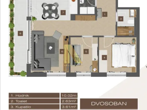 Prodaja, trosoban stan, 66m², Telep, Novi Sad Sve Podlokacije - image 12