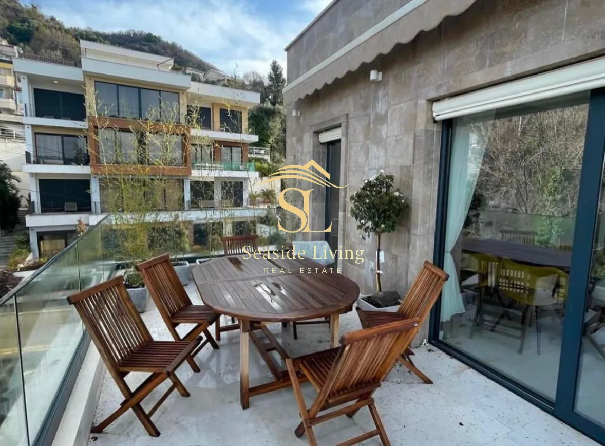 Izdavanje, dvosoban stan, 150m², Gornja Lastva, Tivat